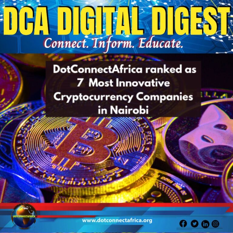 Dca Digital Digest: Dca Was Named Among “most Innovative Company In Nairobi 😊