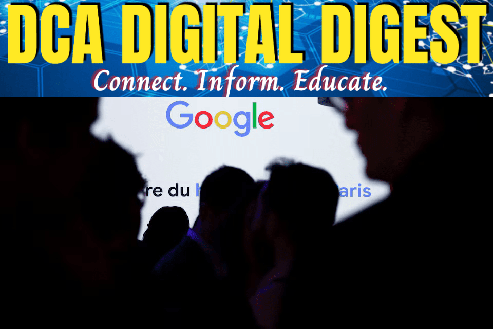 a google image with a DCA digital Digest banner relating to