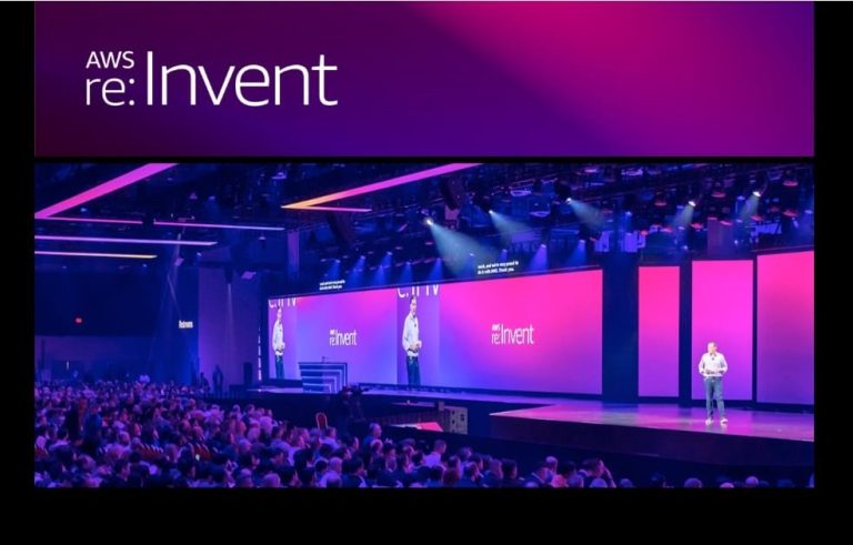 CEO Sophia Bekele delivering leadership perspective on human-centered engineering at AWS re:Invent 2025 Watch Party